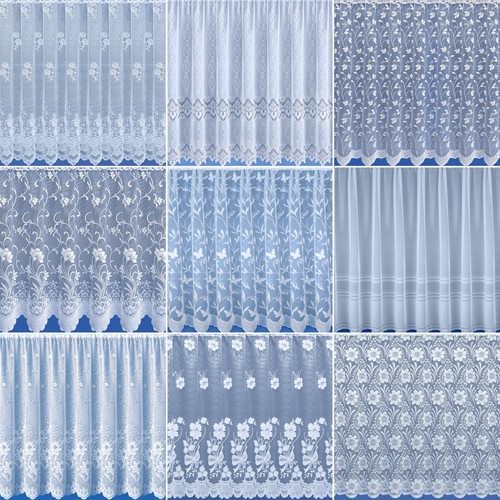 Luxury white net curtain - net,