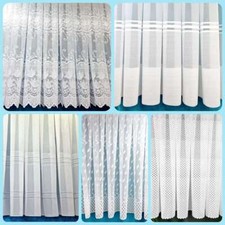 White Lace Cheap Net Curtains
