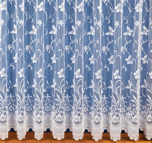 White net curtain spring - net,