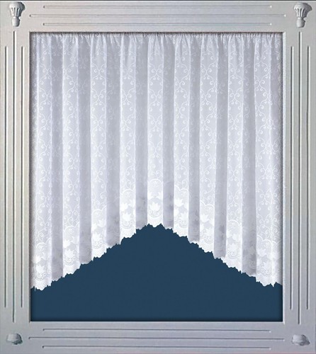 White net curtain - white, jardiniere
